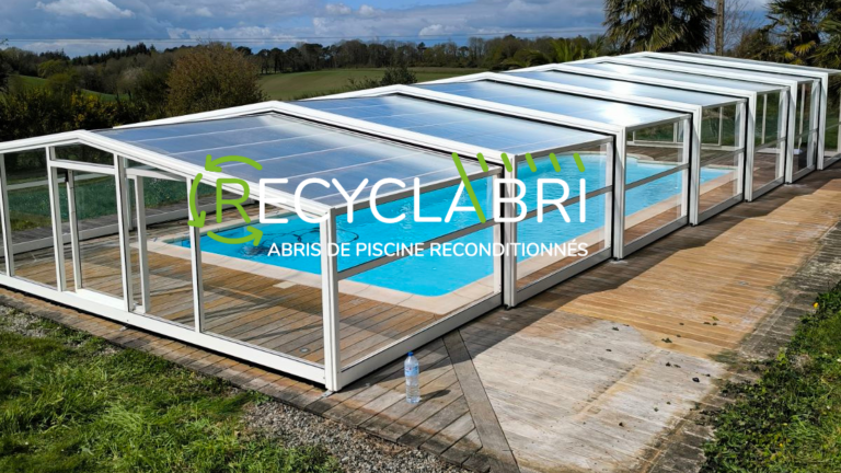 Abri de piscine mi haut à Sixt-sur-Aff : remplacement après tempête