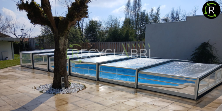Abri de piscine d’occasion rénové
