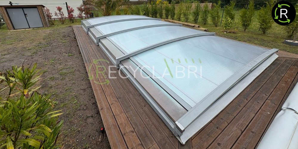 recyclabri - abri de piscine d'occasion reconditionné