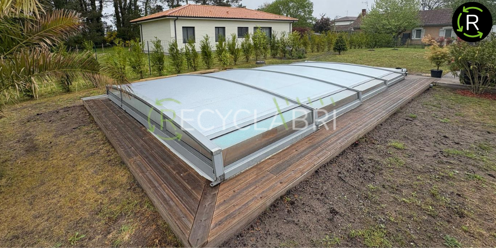 recyclabri - abri de piscine d'occasion reconditionné
