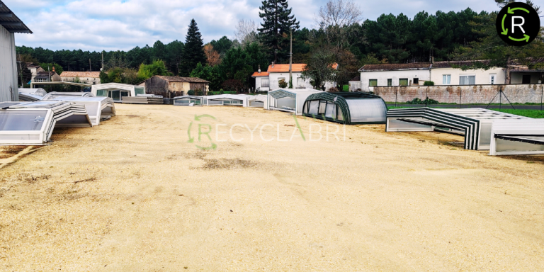 RECYCLABRI : le plus grand stock d’abris de piscine d’occasion de France !