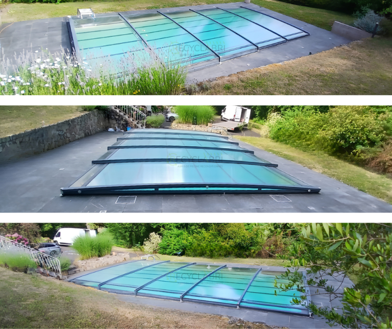 Abri de piscine d&rsquo;occasion à Angers : modèle reconditionné